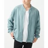 ブルー | MA-1ブルゾン / ポンチスエードジャージ | MK MICHEL KLEIN homme