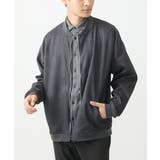 ダークグレー | MA-1ブルゾン / ポンチスエードジャージ | MK MICHEL KLEIN homme