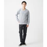 【大きいサイズあり】Vネック長袖カットソー/ダブルストライプ | MK MICHEL KLEIN homme | 詳細画像6