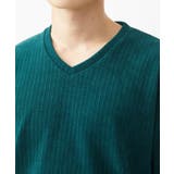 Vネックカットソー / モールケーブル | MK MICHEL KLEIN homme | 詳細画像4