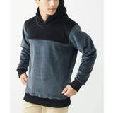 ダークグレー | プルオーバーパーカー/マイクロベロア | MK MICHEL KLEIN homme