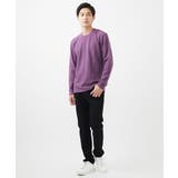 【大きいサイズあり】クルーネック長袖カットソー/フクレストライプ | MK MICHEL KLEIN homme | 詳細画像10