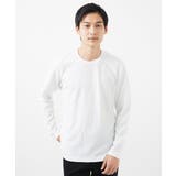【大きいサイズあり】クルーネック長袖カットソー/フクレストライプ | MK MICHEL KLEIN homme | 詳細画像14