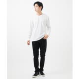 【大きいサイズあり】クルーネック長袖カットソー/フクレストライプ | MK MICHEL KLEIN homme | 詳細画像15