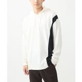 アイボリー | スエードパーカー/TCポンチ切り替え | MK MICHEL KLEIN homme