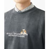 【ユニセックス】ポンチスエード / アニマル刺繍トレーナー | MK MICHEL KLEIN homme | 詳細画像14