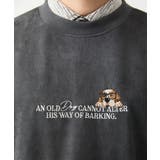 【ユニセックス】ポンチスエード / アニマル刺繍トレーナー | MK MICHEL KLEIN homme | 詳細画像7