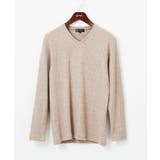 ベージュ | ソフトモザイクデザインカットソー | MK MICHEL KLEIN homme