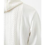 ケーブルニットコンビパーカー | MK MICHEL KLEIN homme | 詳細画像4