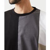 【ゆったりサイズ】ブロック切り替え長袖カットソー | MK MICHEL KLEIN homme | 詳細画像10