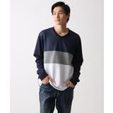 【洗える】パネル切替え長袖カットソー | MK MICHEL KLEIN homme | 詳細画像8