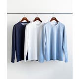 【洗える】ヘリンボーン柄長袖カットソー | MK MICHEL KLEIN homme | 詳細画像15