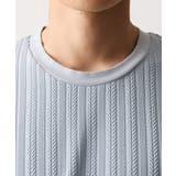 【洗える】ヘリンボーン柄長袖カットソー | MK MICHEL KLEIN homme | 詳細画像6