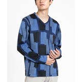 ネイビー(57) | ブロックカットソー | MK MICHEL KLEIN homme