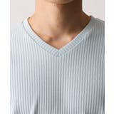 【洗える】Vネックカットソー / 2トーンプレンティング | MK MICHEL KLEIN homme | 詳細画像6