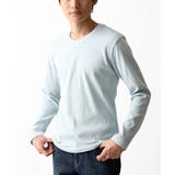 ライトブルー | 【洗える】クルーネックカットソー / 2トーンプレーティング | MK MICHEL KLEIN homme
