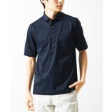 ネイビー | 【洗える】 ドットエアーポロシャツ | MK MICHEL KLEIN homme