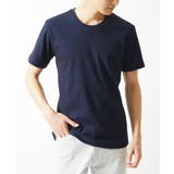 ネイビー(57) | 【洗える】クルーネックTシャツ | MK MICHEL KLEIN homme