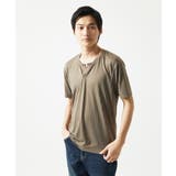 スキッパーネックTシャツ チドリウエーブジャガード | MK MICHEL KLEIN homme | 詳細画像12