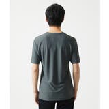 【接触冷感 / ひんやり】 スリップウエーブジャガードVネックTシャツ | MK MICHEL KLEIN homme | 詳細画像15