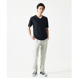 【接触冷感 / ひんやり】 スリップウエーブジャガードVネックTシャツ | MK MICHEL KLEIN homme | 詳細画像22