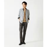 【洗える】へリンボンVネック半袖Tシャツ | MK MICHEL KLEIN homme | 詳細画像11 