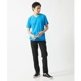 【洗える】へリンボンVネック半袖Tシャツ | MK MICHEL KLEIN homme | 詳細画像4 