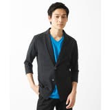 【洗える】へリンボンVネック半袖Tシャツ | MK MICHEL KLEIN homme | 詳細画像5 