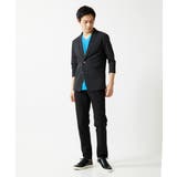 【洗える】へリンボンVネック半袖Tシャツ | MK MICHEL KLEIN homme | 詳細画像6 