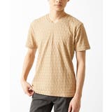 【洗える】へリンボンVネック半袖Tシャツ | MK MICHEL KLEIN homme | 詳細画像8 