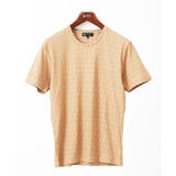 ベージュ | 【洗える】へリンボン クルーネックTシャツ | MK MICHEL KLEIN homme