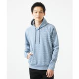 【洗える】ジャガードパターンプルオーバーパーカー | MK MICHEL KLEIN homme | 詳細画像2