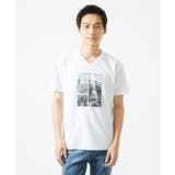 【洗える】モノクロフォトグラフィックプリントTシャツ | MK MICHEL KLEIN homme | 詳細画像3