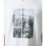 【洗える】モノクロフォトグラフィックプリントTシャツ | MK MICHEL KLEIN homme | 詳細画像9