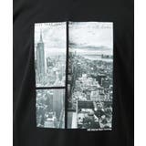 ブラック | 【洗える】モノクロフォトグラフィックプリントTシャツ | MK MICHEL KLEIN homme