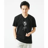 【洗える】フラワー刺繍VネックTシャツ | MK MICHEL KLEIN homme | 詳細画像6