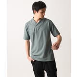 【洗える】ショールカラーTシャツ | MK MICHEL KLEIN homme | 詳細画像2