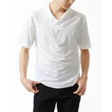 ホワイト | 【洗える】ショールカラーTシャツ | MK MICHEL KLEIN homme