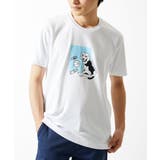 ホワイト | 【カワイサトミ / コラボTシャツ】ビーグルドッグプリント | MK MICHEL KLEIN homme