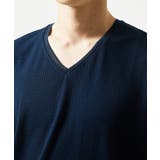 【洗える・サッカー素材】Vネックカットソー | MK MICHEL KLEIN homme | 詳細画像15