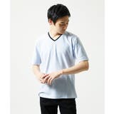 【洗える・サッカー素材】Vネックカットソー | MK MICHEL KLEIN homme | 詳細画像2