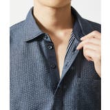 【洗える】ストライプサッカーポロシャツ | MK MICHEL KLEIN homme | 詳細画像10