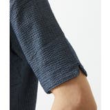 【洗える】ストライプサッカーポロシャツ | MK MICHEL KLEIN homme | 詳細画像14