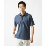 【洗える】ストライプサッカーポロシャツ | MK MICHEL KLEIN homme | 詳細画像6