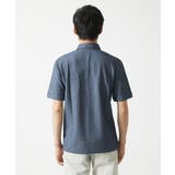 【洗える】ストライプサッカーポロシャツ | MK MICHEL KLEIN homme | 詳細画像8