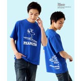 ブルー | 【洗える】ビンテージスヌーピーTシャツ | MK MICHEL KLEIN homme