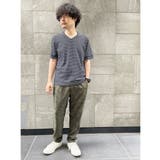 VネックボーダーTシャツ | MK MICHEL KLEIN homme | 詳細画像7
