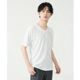 ホワイト(90) | ジャガードカットソー | MK MICHEL KLEIN homme