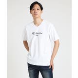 ホワイト(90) | ブランドロゴカットソー / シルキーテンジク | MK MICHEL KLEIN homme