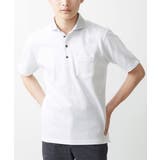 ホワイト | 【大きいサイズあり】ポロシャツ/TCメランジ | MK MICHEL KLEIN homme